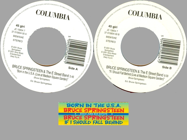 Bruce Springsteen - BORN IN THE USA / IF I SHOULD FALL BEHIND